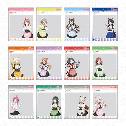 『ラブライブ!虹ヶ咲学園スクールアイドル同好会』 SNS風クリアスナップ アニマルメイド ver セット